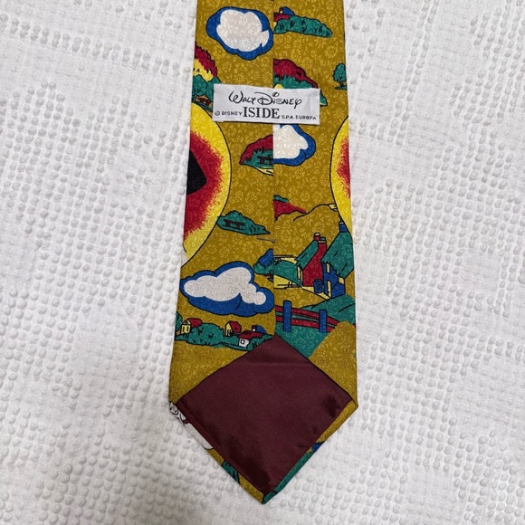 Disney 101 Dalmatians Silk Tie Vintage ISIDE Italy Pongo Perdita Collector - Picture 3 of 5